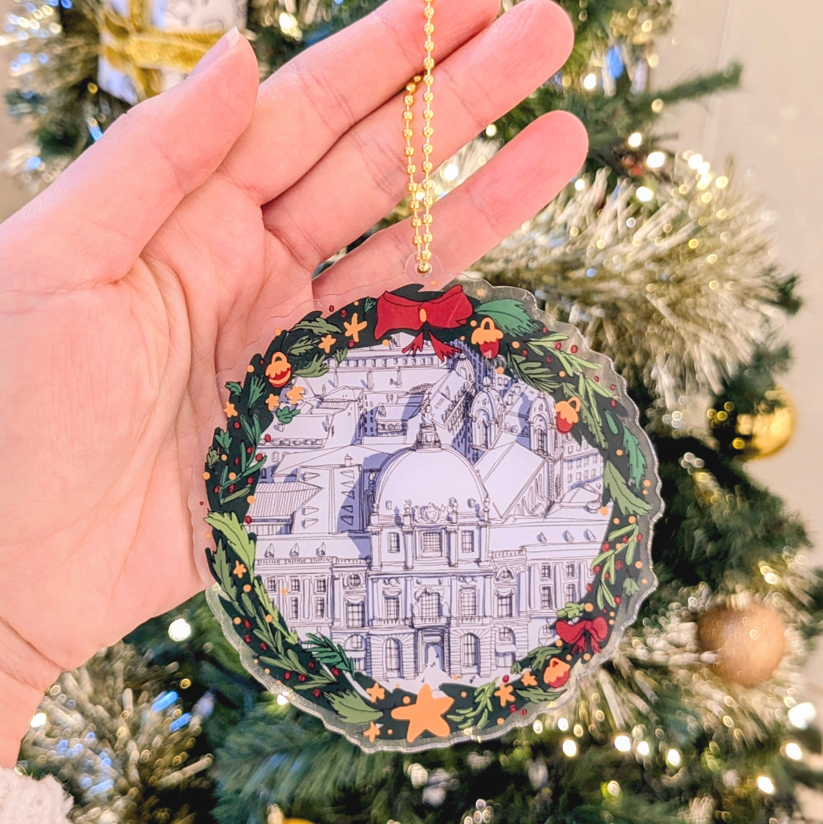 Ornement de Noël Grand Hôtel Dieu